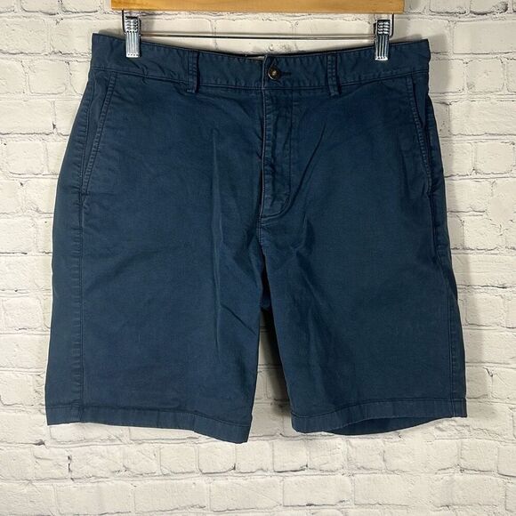 Flint and Tinder Mens Blue Chino Golf Shorts size 34 Khaki - Picture 1 of 7